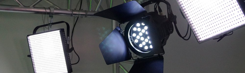 Studioleuchten im MultimediaLab